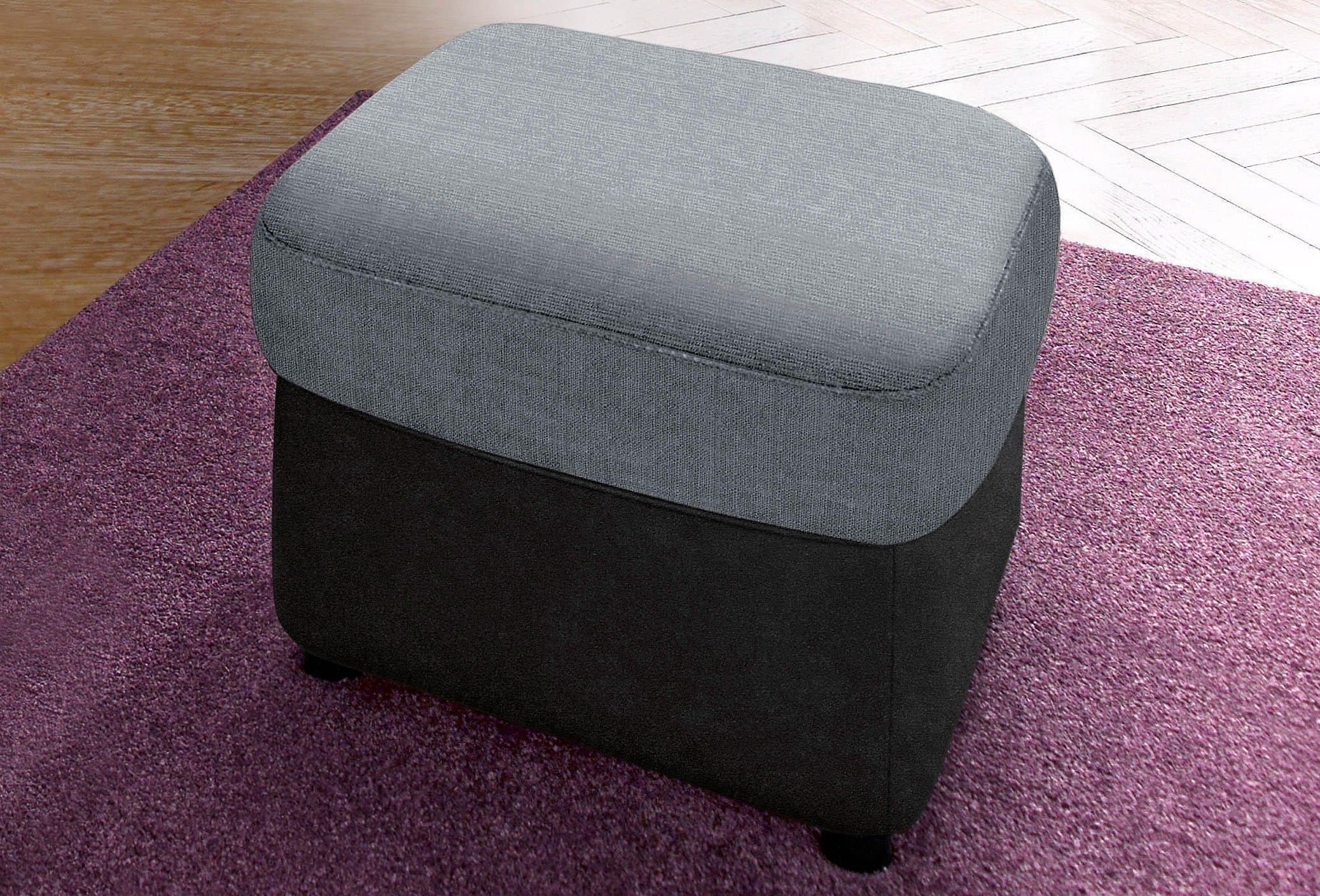 DOMO collection Hocker Flores | Schwarz