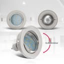 B.K.Licht LED Einbaustrahler | Silber 4