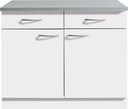 wiho Küchen Unterschrank Kiel | Weiß 2