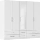 rauch Kleiderschrank HERSBRUCK | Weiß