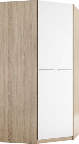 priess Eckkleiderschrank Barcelona | Holztöne