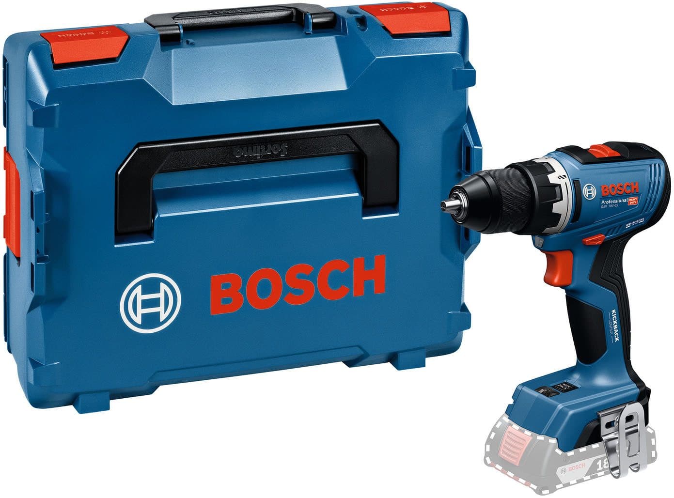 Bosch Professional Akku-Bohrschrauber »GSR 18V-65« | Blau