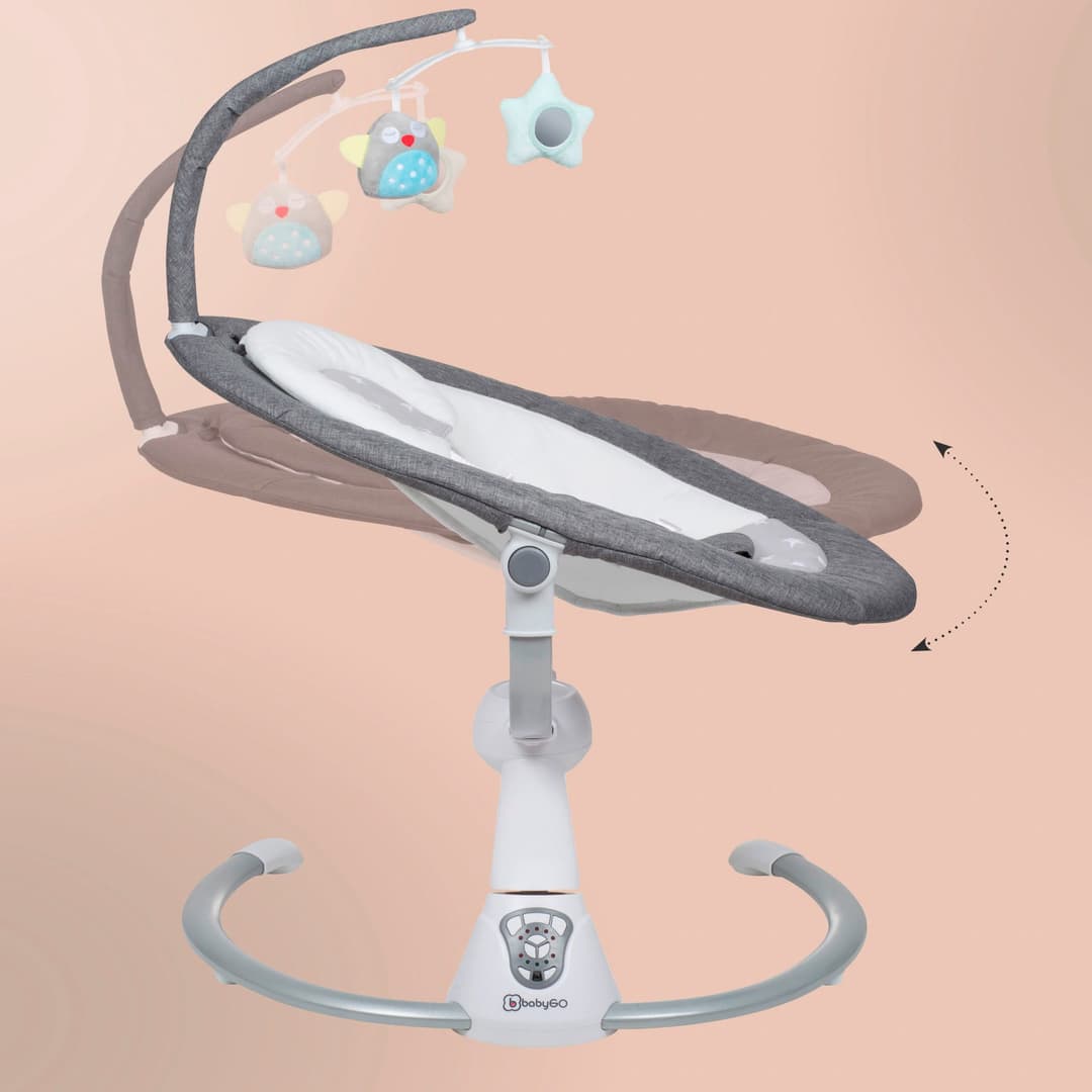 BabyGo Babywippe Homey | Grau