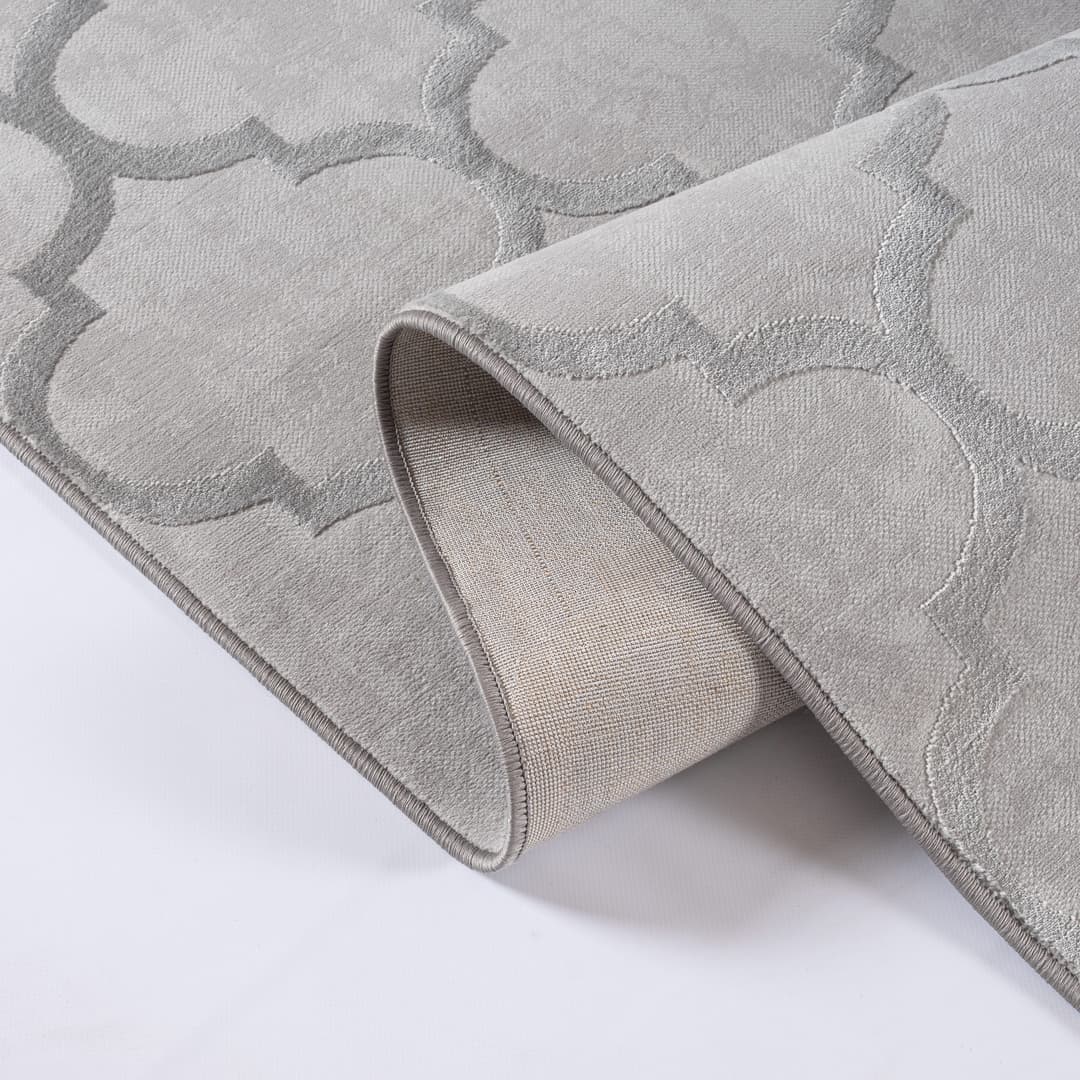 the carpet Teppich Knight | Grau