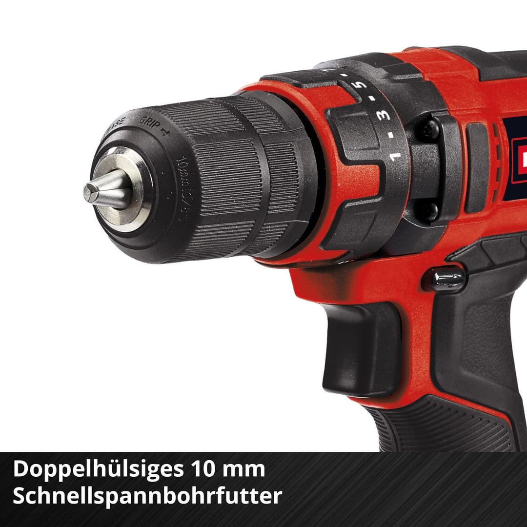 Einhell Akku-Bohrschrauber TC-CD 18/35 Li - Solo | Rot