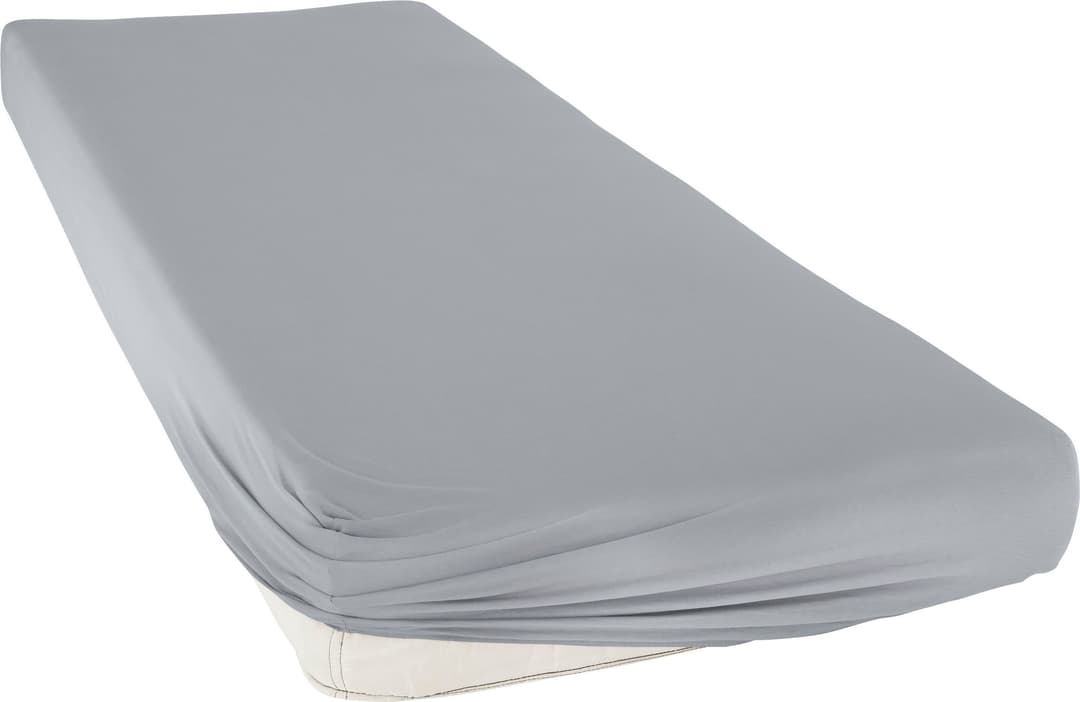 bellana Spannbettlaken Jersey Aqua | Grau