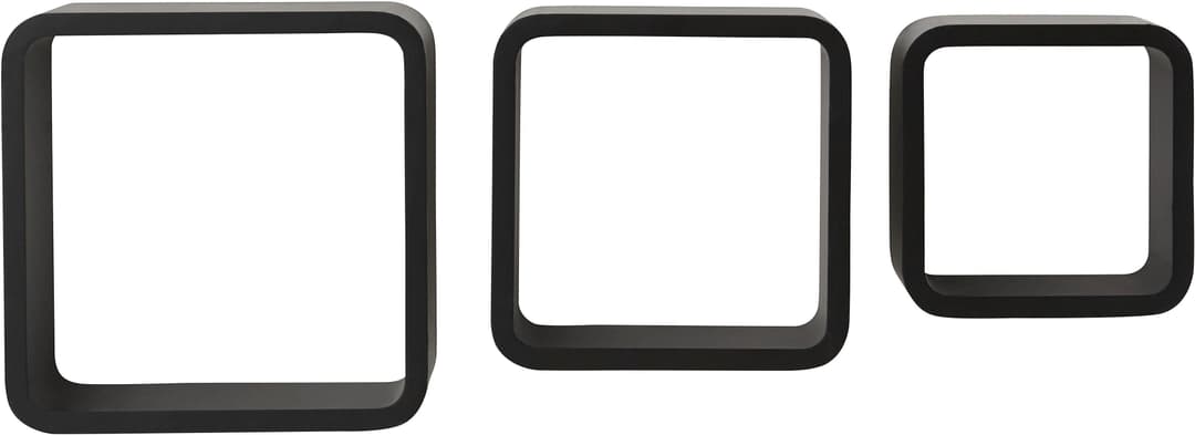 Home affaire Deko-Wandregal Set | Schwarz
