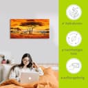 Artland Leinwandbild Afrikanische Landschaft II | Mehrfarbig 5