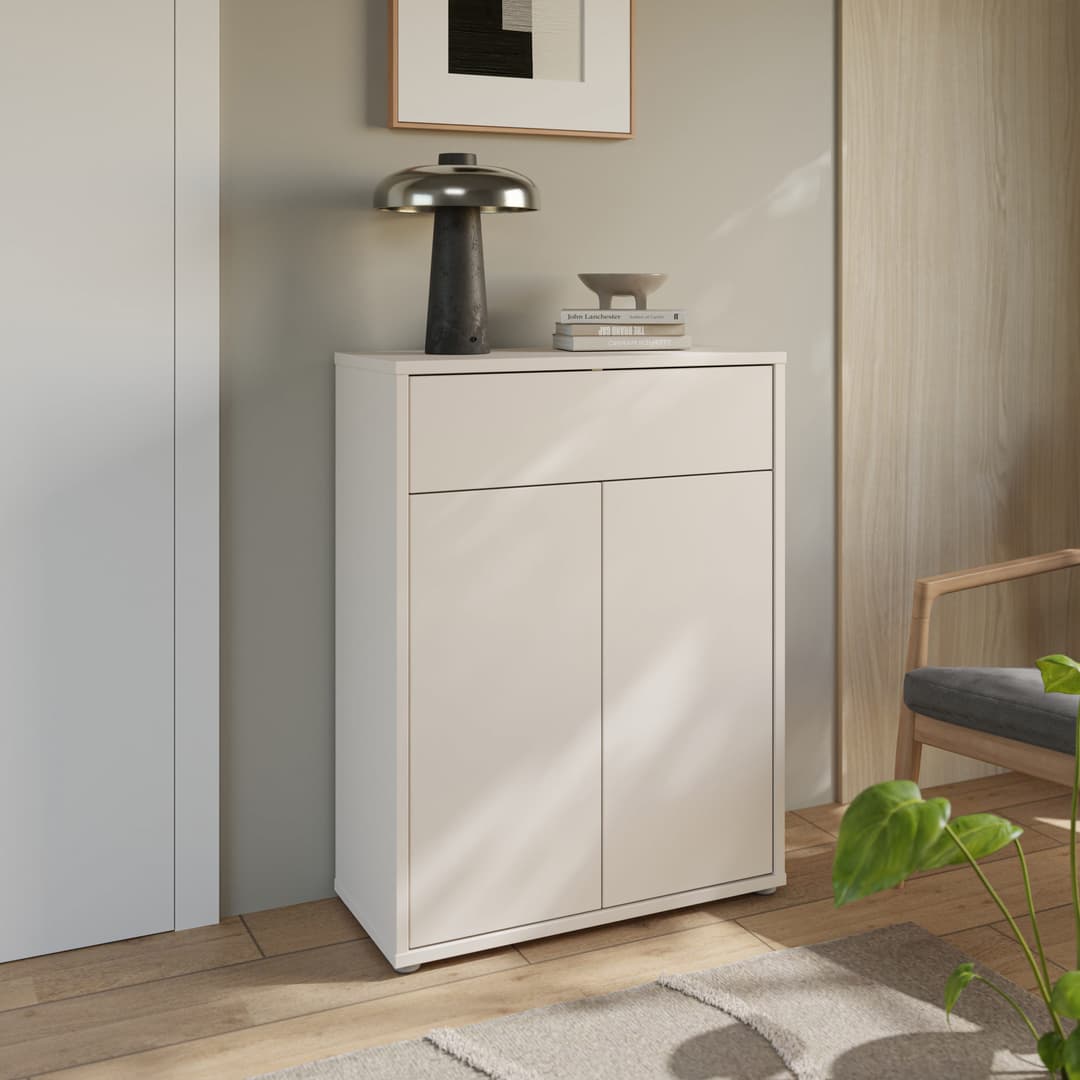 FORTE Schuhschrank Alice Springs | Beige