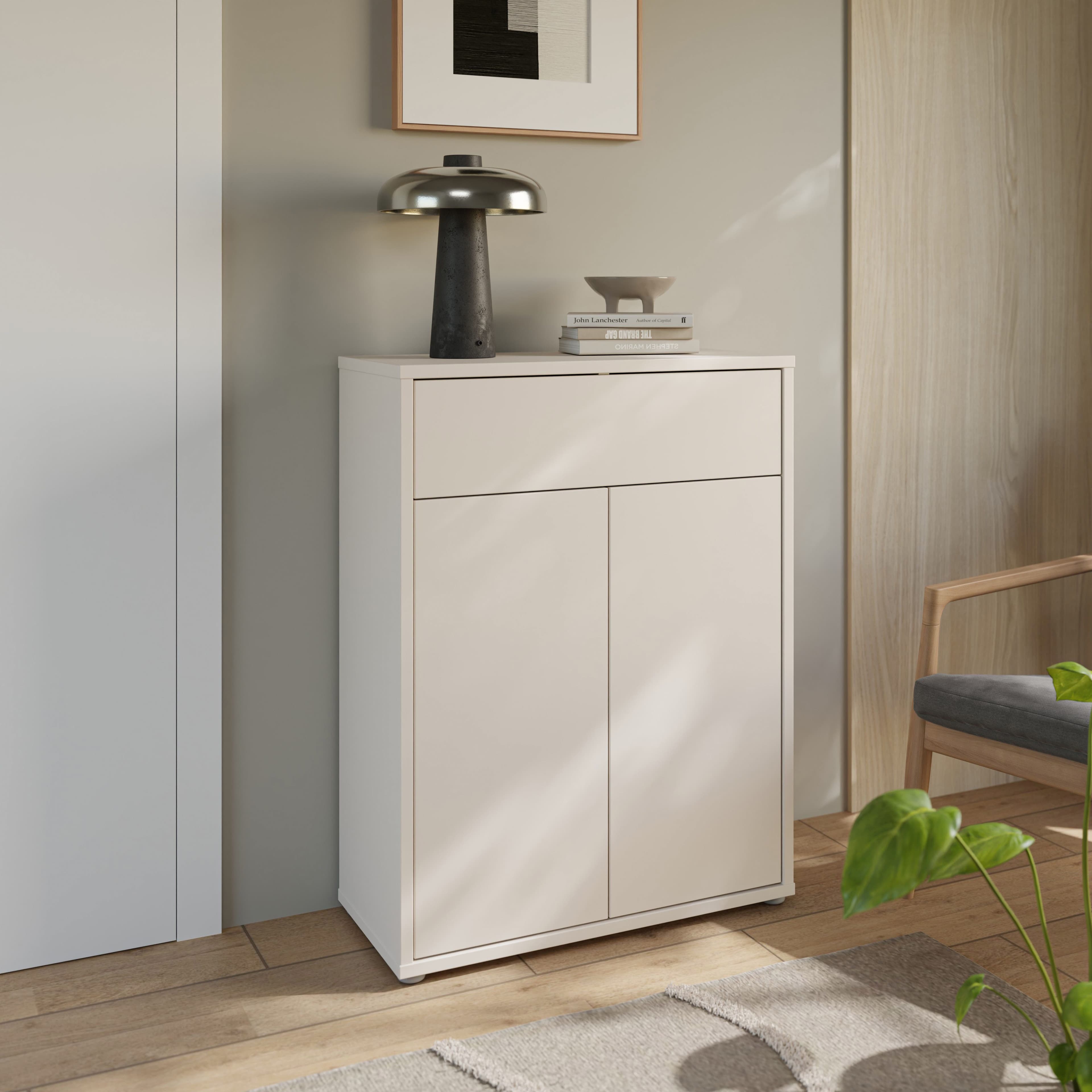 FORTE Schuhschrank Alice Springs | Beige