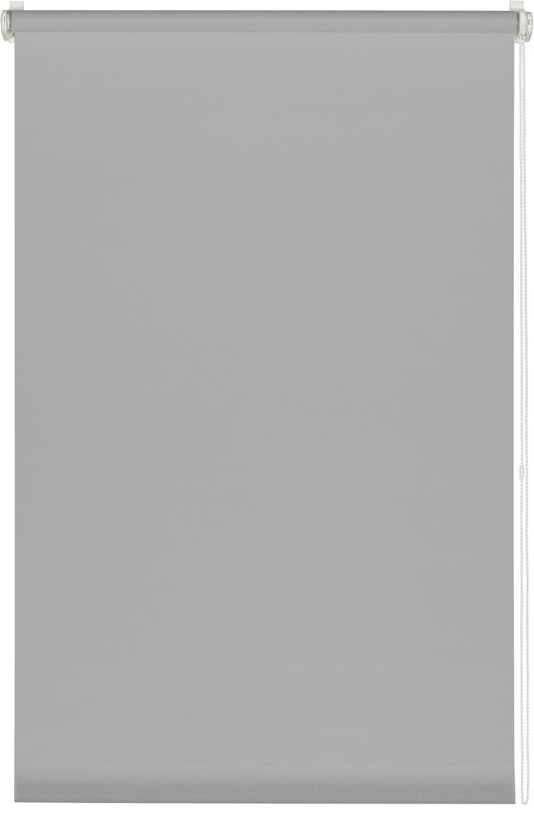 Seitenzugrollo Uni Klemmrollo | Grau