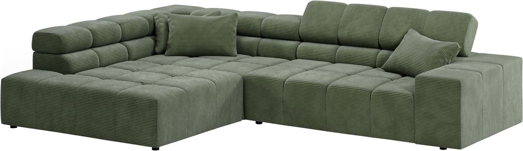 Home affaire Ecksofa Ancona | Grün