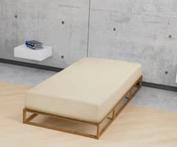 Biberna Spannbettlaken Leila | Beige