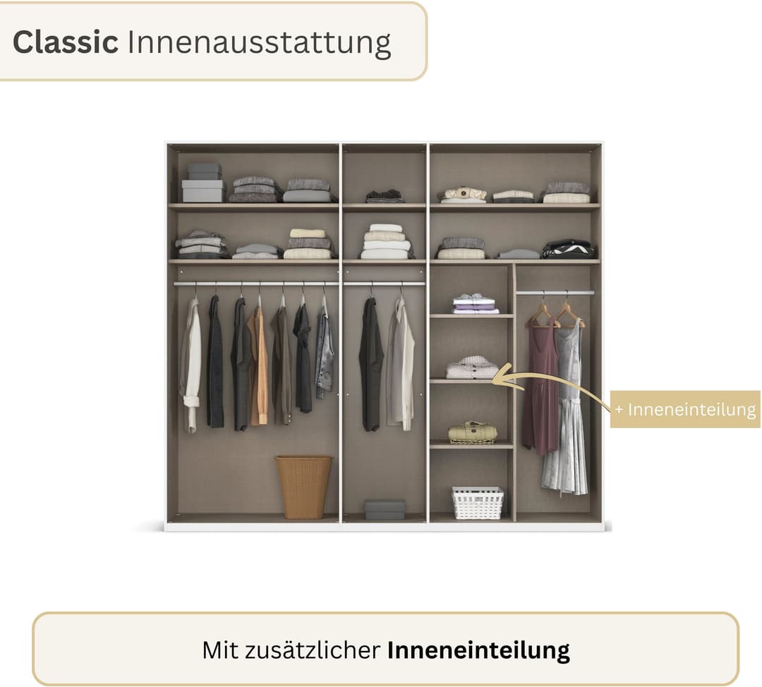 rauch MONTCLAR Kleiderschrank | Weiß