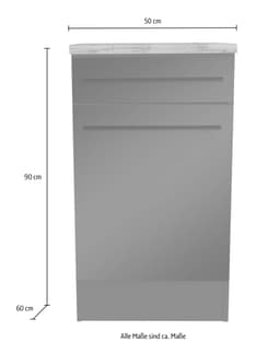 BASIC by Balculina Unterschrank Jazz 50er | Schwarz