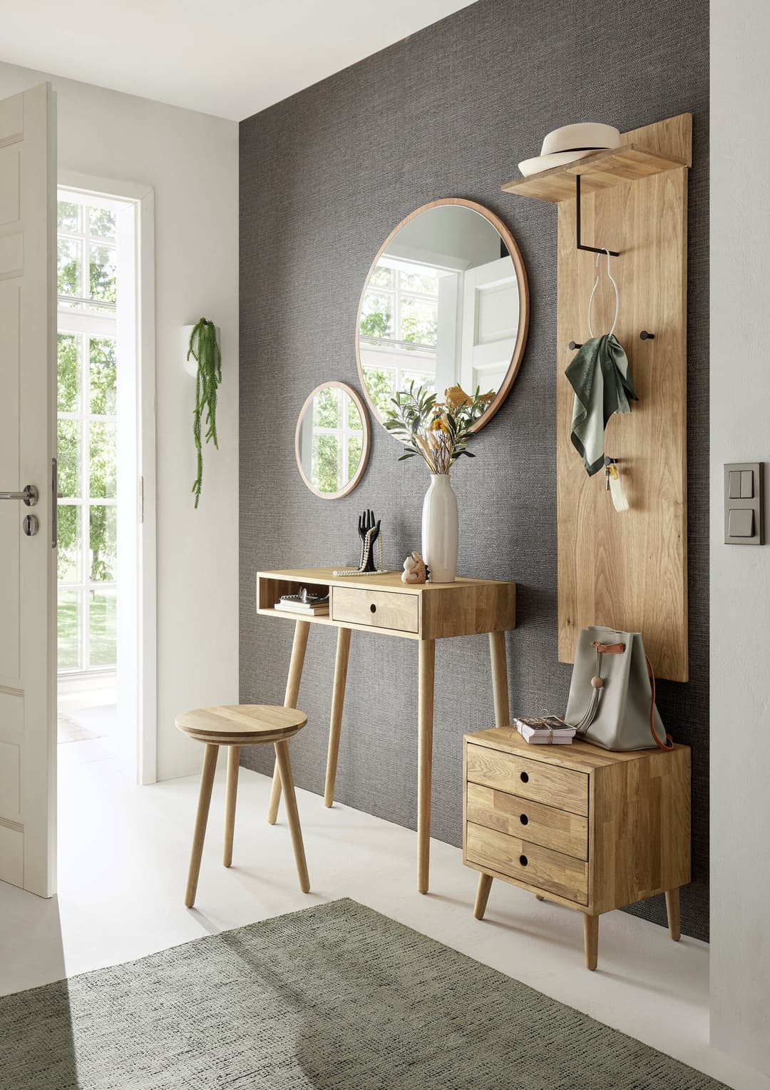 MCA furniture Garderobenpaneel Agra | Braun
