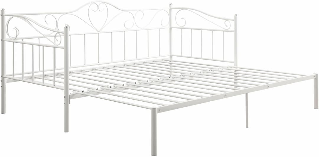 Home affaire Metallbett Sina | Weiß