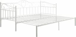 Home affaire Metallbett Sina | Weiß