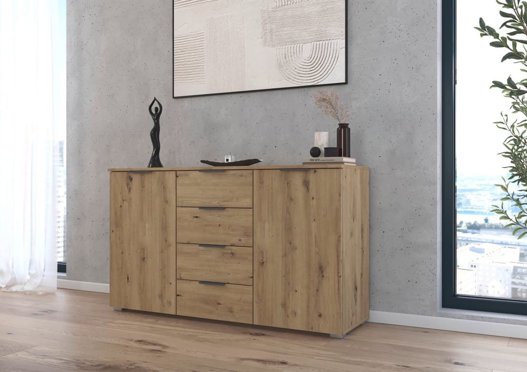 OTTO home Kombikommode Sideboard Schubladenkommode AGORDO | Holztöne