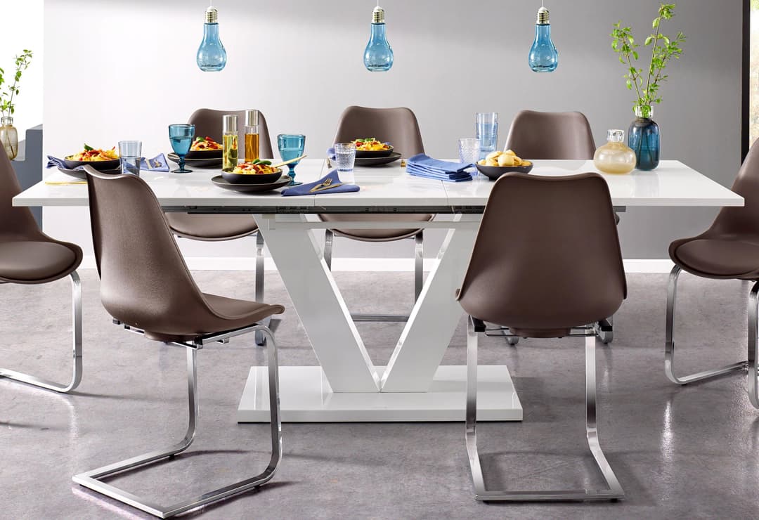 OTTO home Esstisch ausziehbar Andy | Weiß