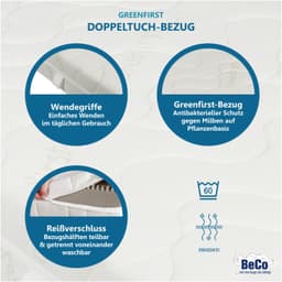 Beco Active Greenfirst Komfortschaummatratze | Weiß