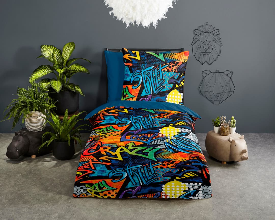 PURE luxury collection Kinderbettwäsche Jeff | Mehrfarbig