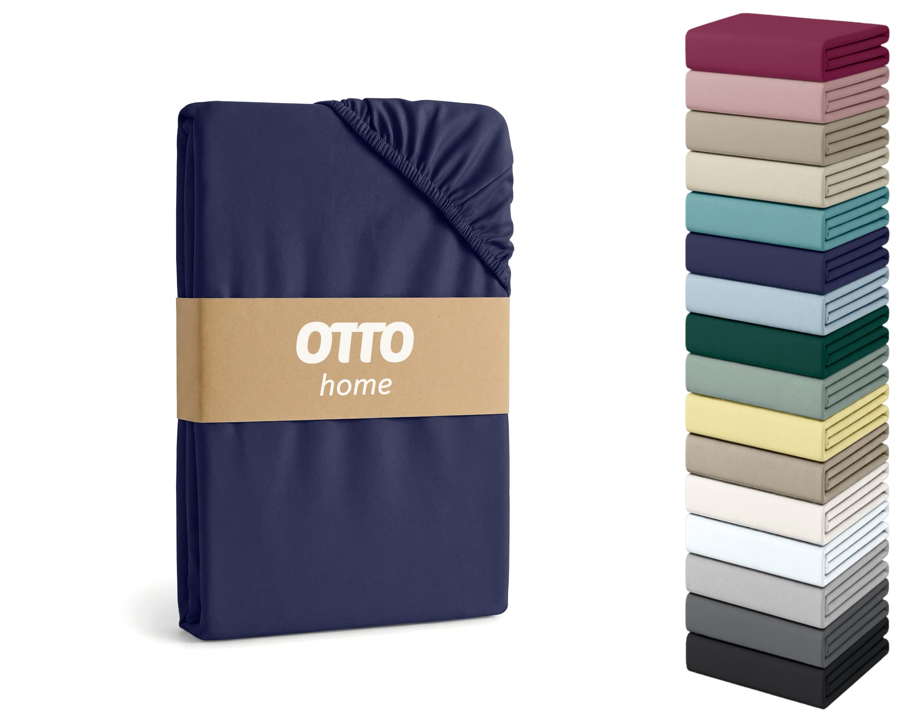 OTTO home Spannbettlaken Cremona | Blau