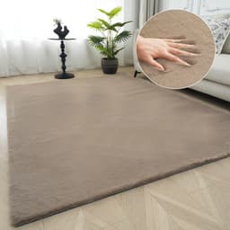Bruno Banani Rabbit 2 Kunstfell Teppich | Braun