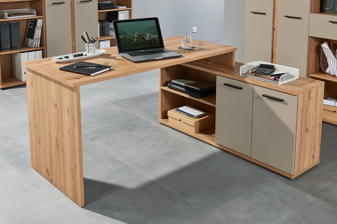 BEGA OFFICE Schreibtisch Kanada | Holztöne