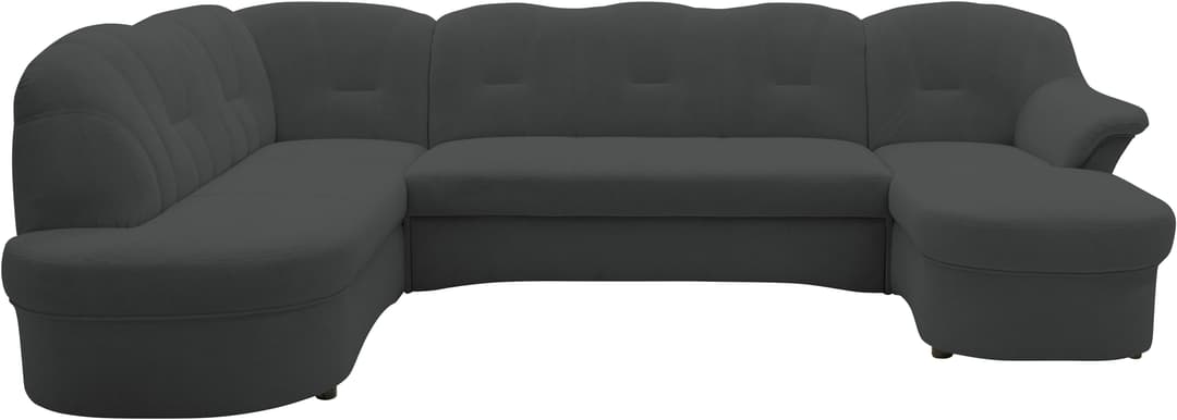 DOMO collection Wohnlandschaft Flores | Grau