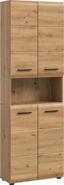 welltime Stauraumschrank FLORENZ | Holztöne