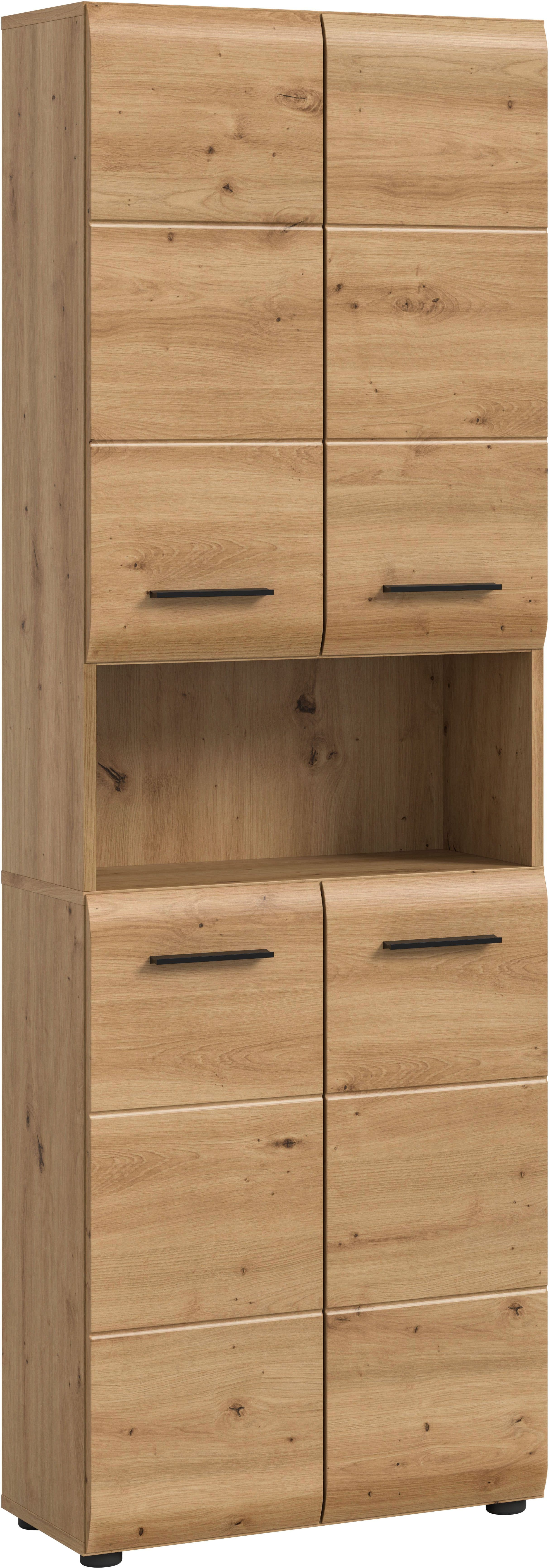 welltime Stauraumschrank FLORENZ | Holztöne