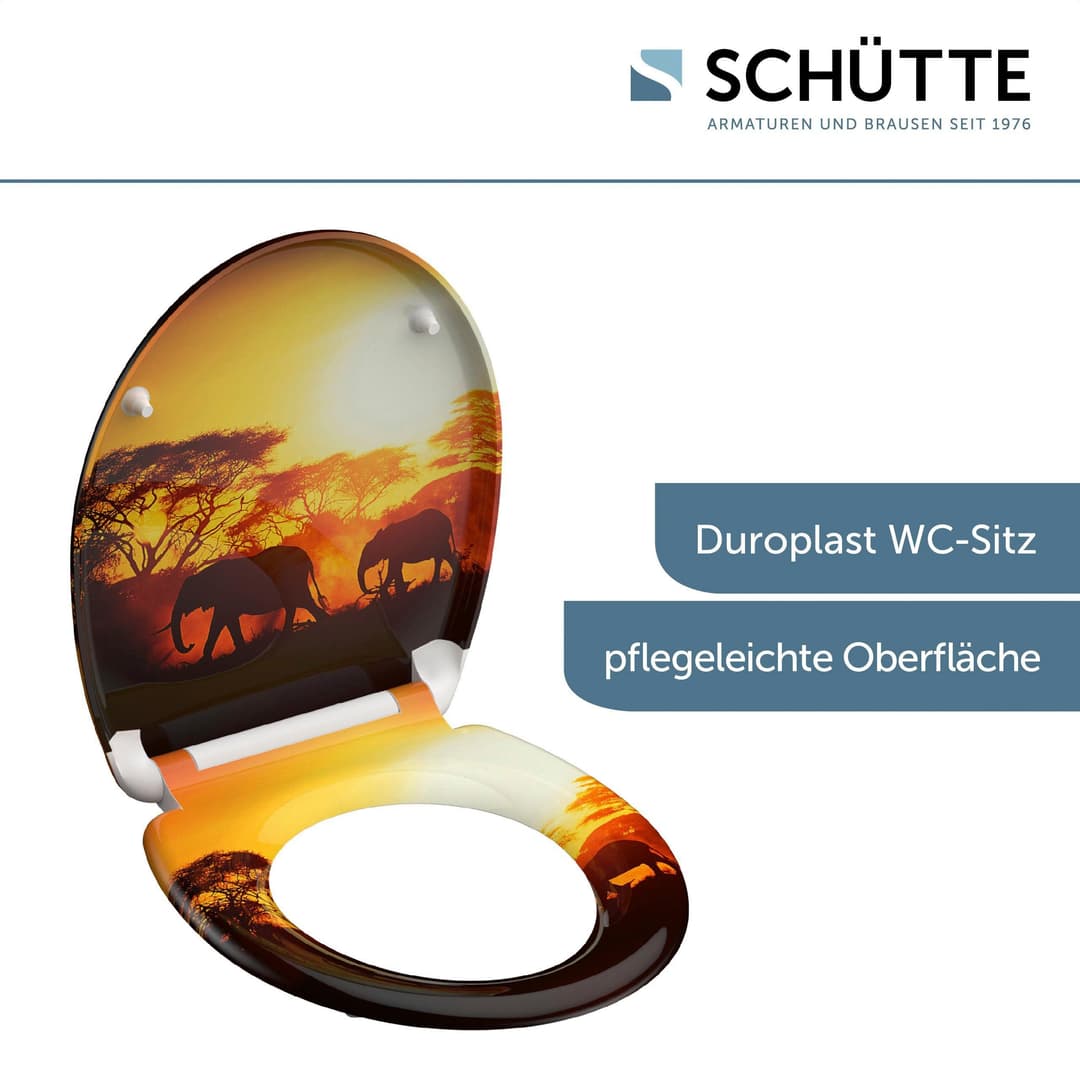 Schütte WC-Sitz Africa | Mehrfarbig