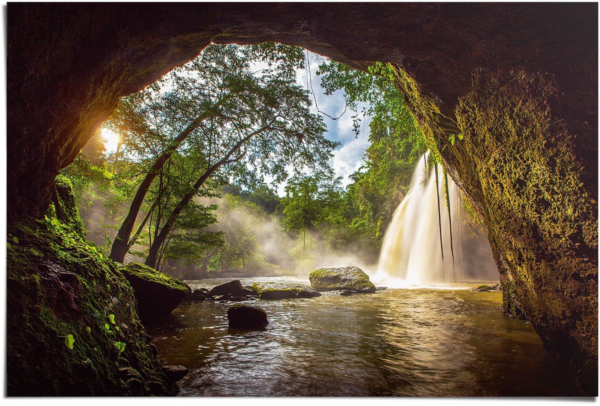 Reinders! Poster Natur Grotte | Mehrfarbig