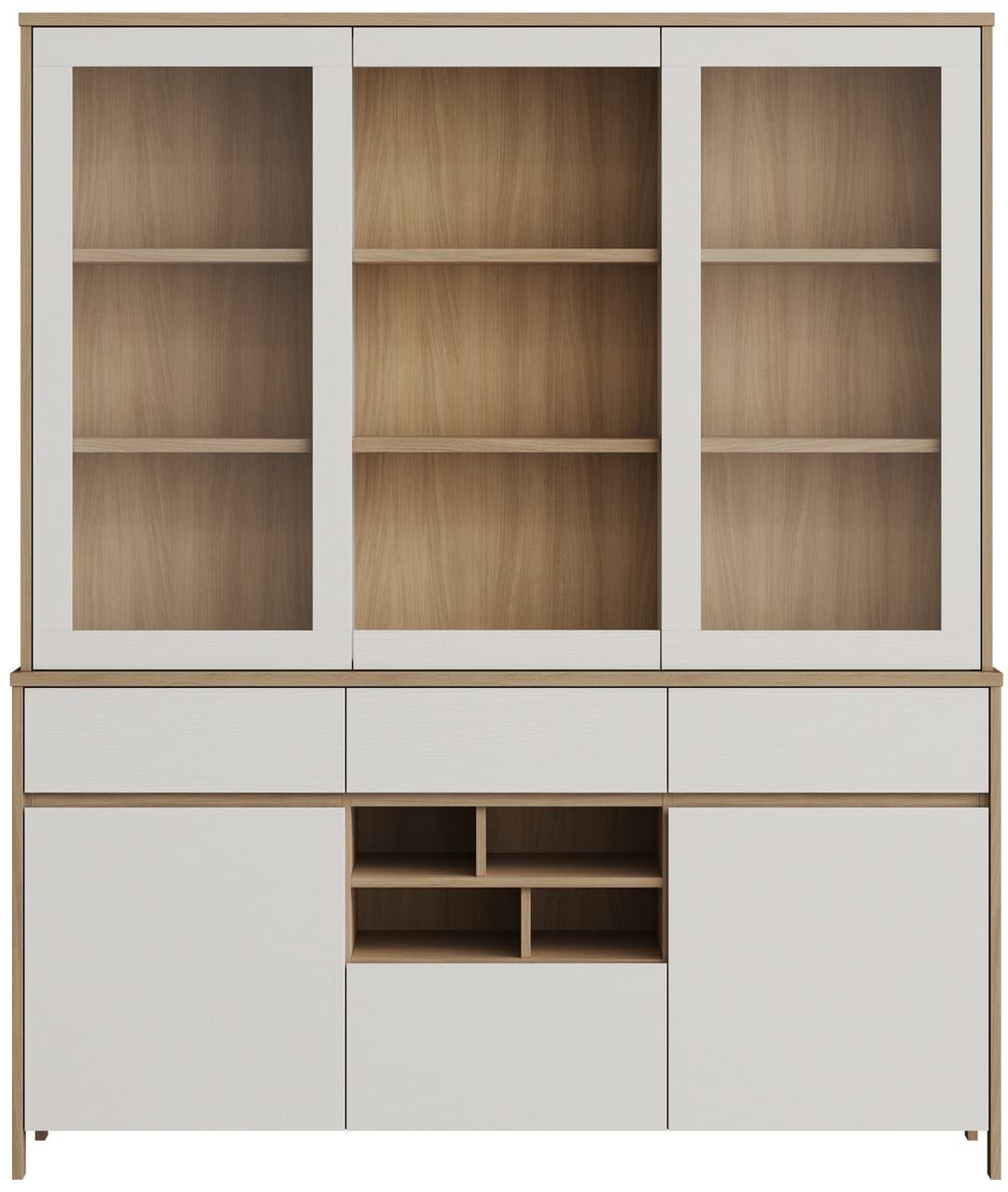 Home affaire Buffet Stranda | Weiß