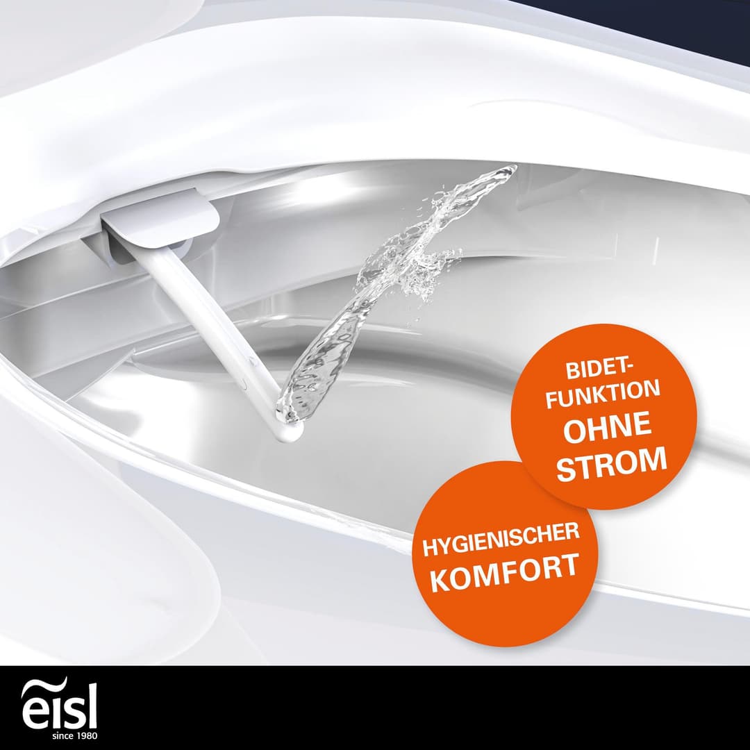 Eisl Dusch-WC-Sitz Bidet Einsatz | Weiß