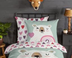 good morning Kinderbettwäsche Ted | Mehrfarbig