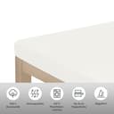 OTTO home Spannbettlaken Topper Basic | Weiß 2