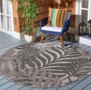 Sanat Teppich Floral Outdoor | Grau 2