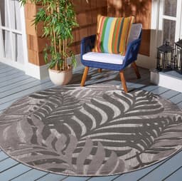 Sanat Teppich Floral Outdoor | Grau