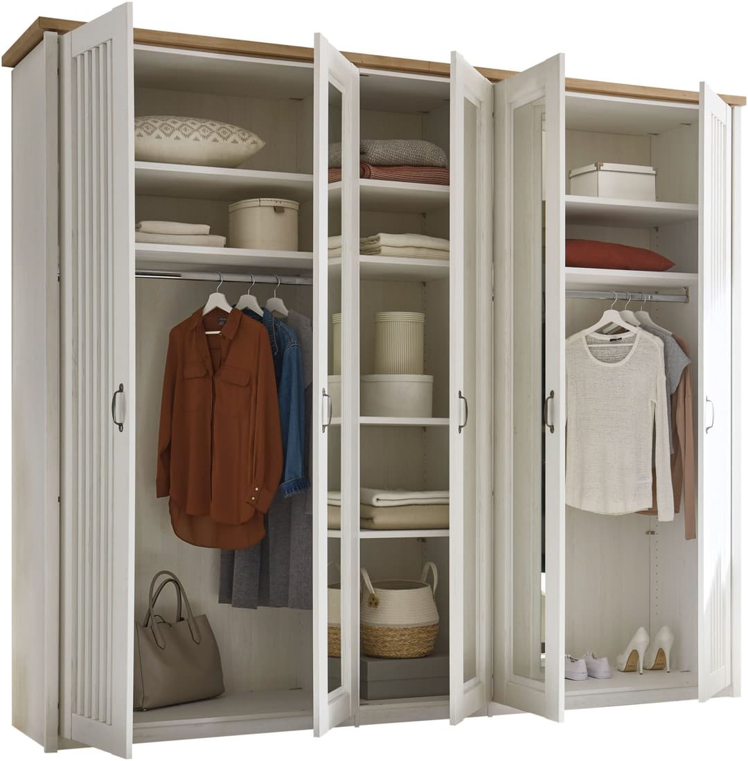 Schlafkontor Trient Drehtürenschrank | Weiß