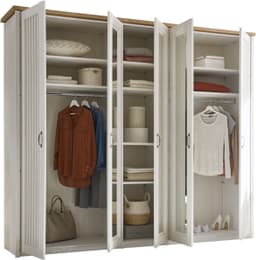 Schlafkontor Trient Drehtürenschrank | Weiß