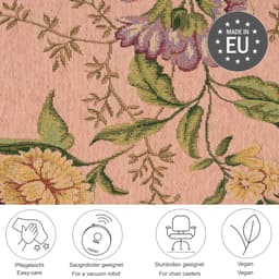 THEKO Teppich Flomi Sagrini | Rosa