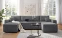 OTTO home Wohnlandschaft CASSI L-Form, 311cm | Grau