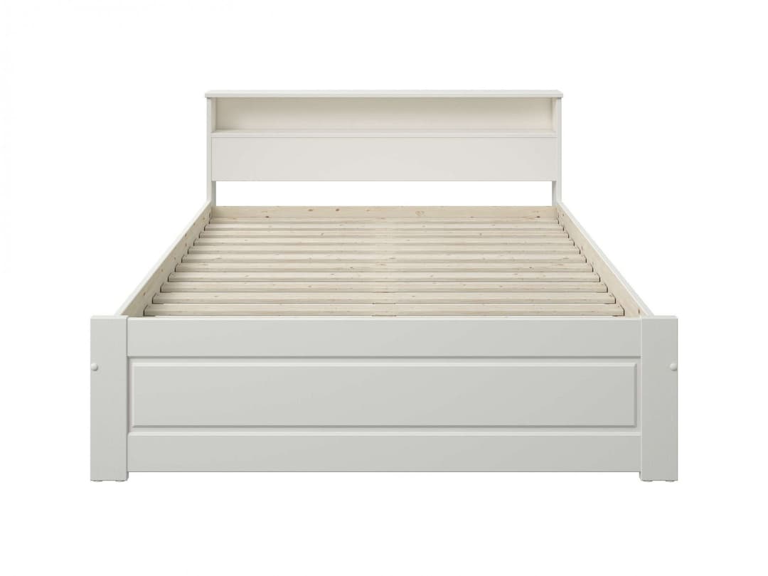 OTTO home Massivholzbett FLAVION | Weiß