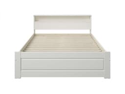 OTTO home Massivholzbett FLAVION | Weiß
