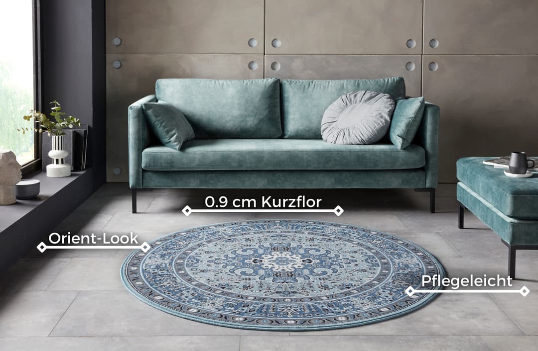 HANSE Home Teppich Skazar Isfahan | Blau