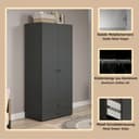 INOSIGN Kleiderschrank Jersey | Grau 4