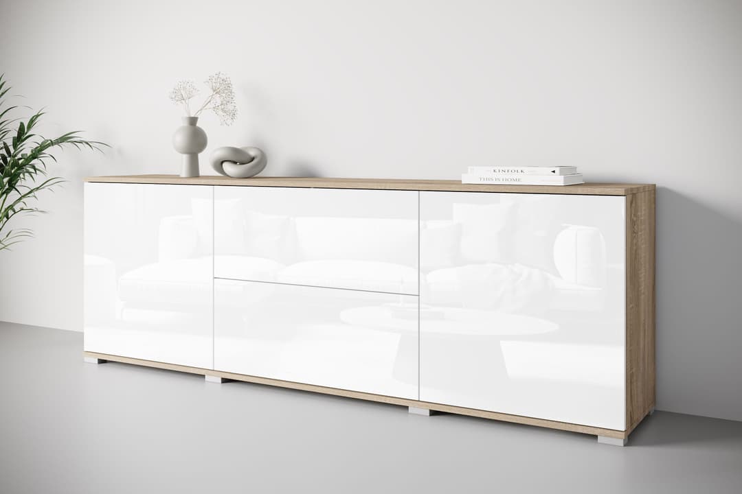 OTTO home Lowboard Kenia | Weiß