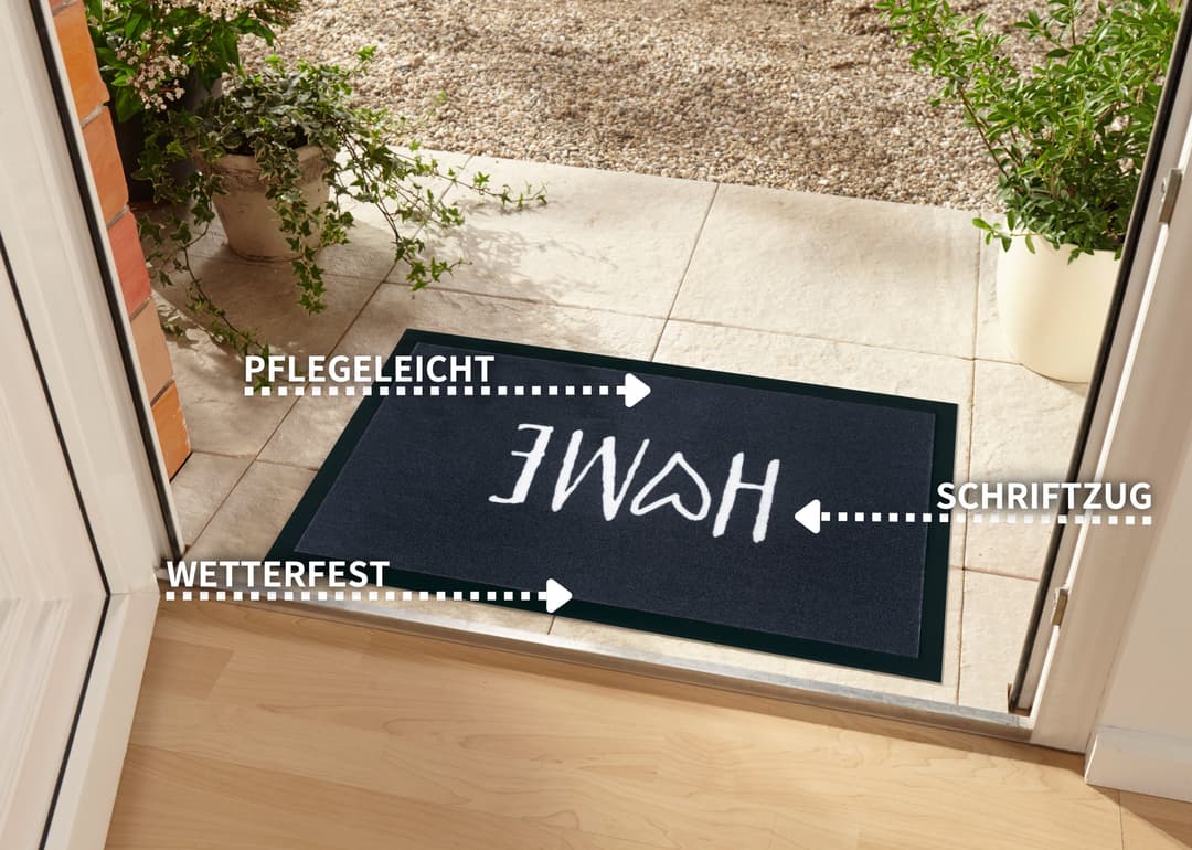 HANSE Home Fußmatte Magne | Grau